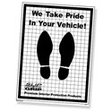 Paper Floor Mat, Poly-backed or Latex-backed